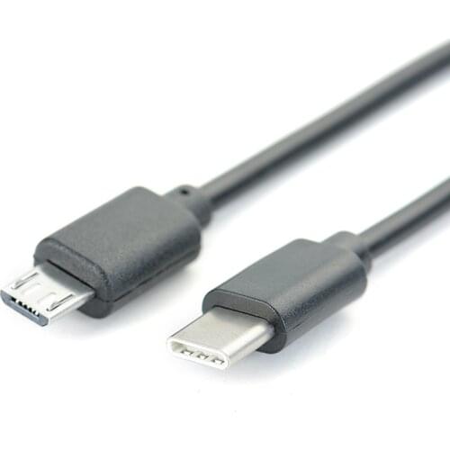 1Pc New High Quality Type C USB-C to Micro USB Male Sync Charge OTG CHARGER Cable Cord Adapter Mobile Phones Data Wire Connector
