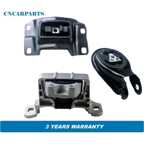 Front Rear Engine Motor Transmission Mount Set Fit for Mazda 3 2.3L 04-09 3pcs