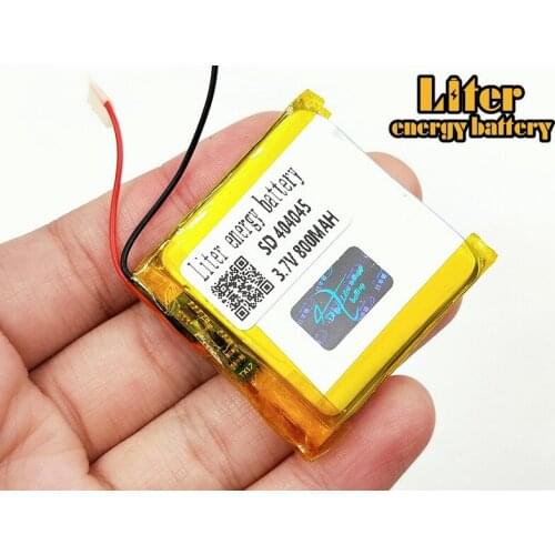 Rechargeable Li-ion Cell 3.7V polymer lithium battery 404045 044045 800mah With PCB For MP3 MP4 MP5 GPS Power Bank DVD Camera