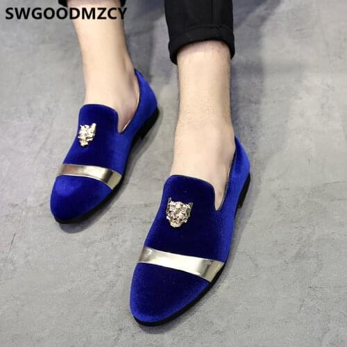 Loafers Black Suit Shoes Blue Party Shoes Men Elegant Men Wedding Shoes Luxury Oxford Chaussure Classique Homme Sapato Social
