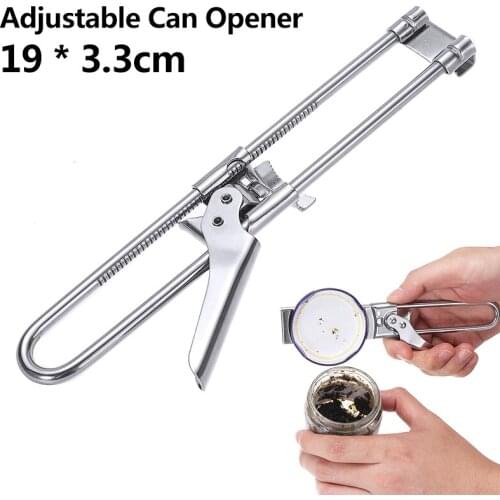 Multifunctional Beer Bottle Opener Adjustable Can Opener Stainless Steel Openers Tool Kitchen Gadgets Accessories