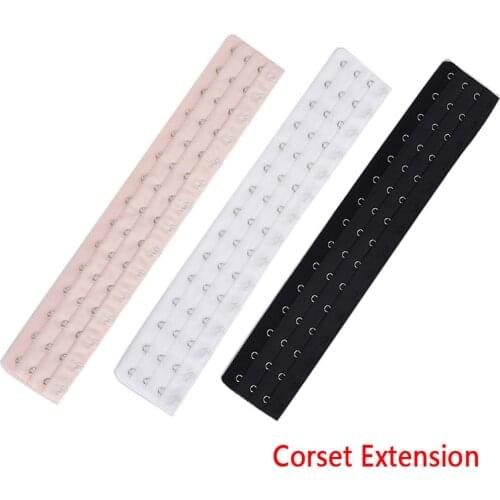 New Women Corset Extension 15 Buckl E Bra Extender 15 Lengthen Hook And Eye Tape 15 Strap 15 Clasp Underwear Accessories