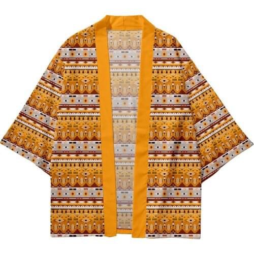 2021 New 4XL 5XL 6XL Bohemia Beach Japanese Style Kimono Streetwear Men Women Cardigan Japan Harajuku Robe Clothes 2021 Summer