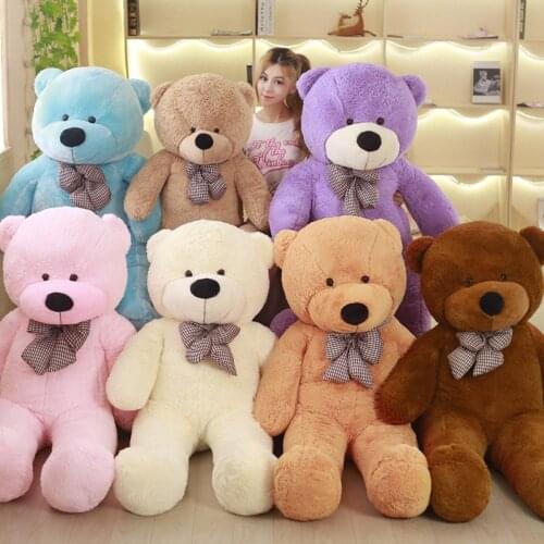 80-180cm Unstuffed Empty ( Skin Only Without Stuffing ) Teddy Bear Soft Skin Doll Brinquedos Stuffed Animals Plush Toy