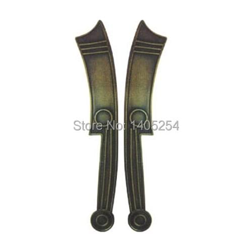 Luxury glass door handles bronze copper color