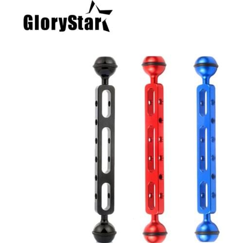 GloryStar Aluminum Alloy Joint Diving Lights Arm Camera Light For GOPRO Xiaomi Black Camera Accessory 3 4567 OSMO sj Balance bar