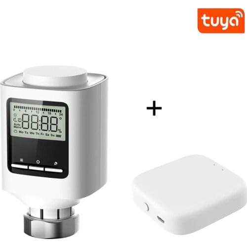 ZigBee Thermostatic Valve Programmable Smart Heating Radiator Thermostat Window-Opening Anti Freezing Temperature Controller