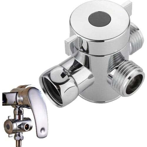 Shower Conversion Water Out Of The Tee Arm Shunt Shunt Shunt Pipe Diverter Valve Inlet Pipe Fittings Faucet Bathroom Tool JU0023
