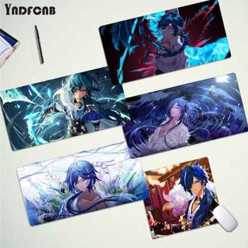 YNDFCNB Genshin Impact Kaeya Simple Design Gaming Player desk laptop Rubber Mouse Mat Size for mouse pad Keyboard Deak Mat