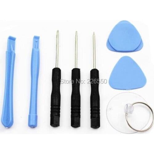 1000set/ 8 in 1 REPAIR PRY KIT OPENING TOOLS With 5 Point Star Pentalobe Torx Screwdriver For APPLE iphone4 iphone 4 4G