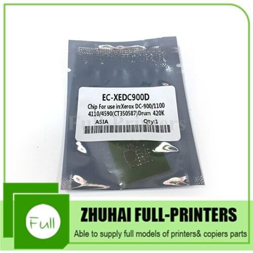10X Free Shipping Compatible Drum Chip Asia Version 420K Pages Drum Unit CT350587 for Xerox DC4110 4112 4127 DC1100 D95 D110