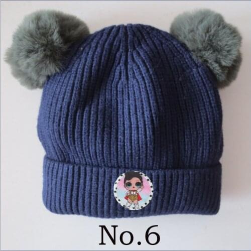 12 Women Girl Boy Fashion Rabbit Villus Ball Yarn Joyful Doll Hat High Elasticity