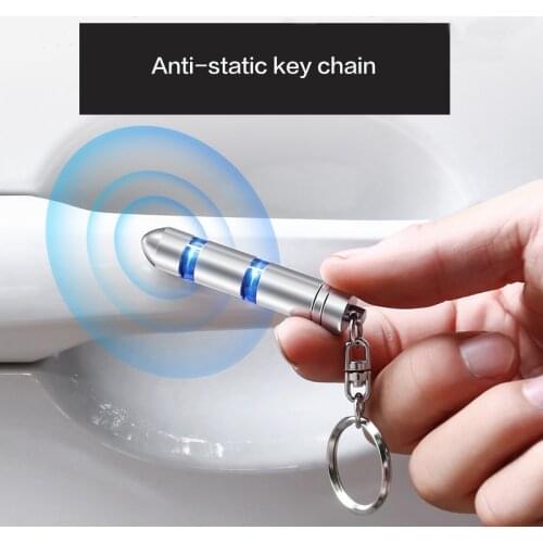 High Voltage Anti-Static Keychain Car Static Body Static Eliminator Secondary Discharger High Voltage Remover Electricity