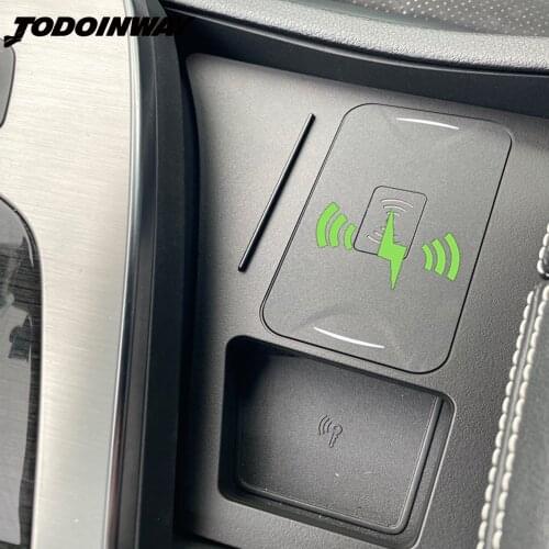 Car Phone Holder Wireless Charger for Audi Q7 2016 2017 2018 Charge Board Mount Mobile Stand for Iphone 11 Fast Charging Bracket