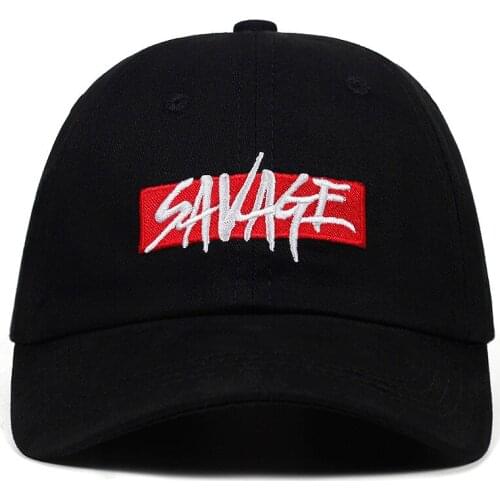 New savage baseball cap embroidery men dad hat cotton bone ladies rebound cap men and women summer sun hat