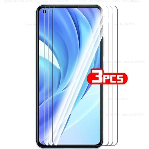Mi11lite case 3pcs tempered glass for xiaomi mi 11 lite 11lite mi11 light protective glass phone cover xiaomi11lite safty glass