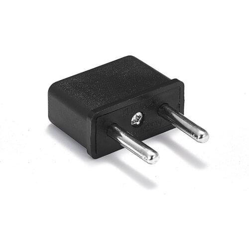 European EU Plug Adaptor American US To EU Euro Plug Adapter Travel Power Electrical Converter Socket