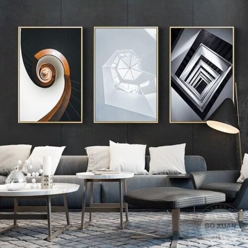 Urban Ladder Rins Style Home Decoration Painting Hotel Living Room Hanging Painting Canvas Art Wall Model Room Study Mural