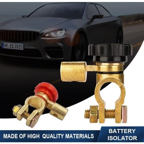 Car Battery Disconnector Iron Battery Terminal Link Switch Quick Cut-off Disconnect Tool Isolator Switch Truck Parts Auto Tools