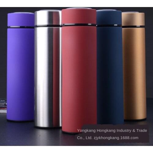 Fashionable car business water cup portable double-layer insulation stainless steel vacuum insulation Thermoses water cup