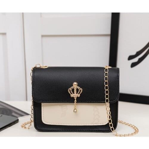 Fashion Messenger Crossbody Bags Women Bag 2020 Casual Handbag Tote Metal Chain Strap Shoulder Bag Girls Brief Flap bolsos Mujer