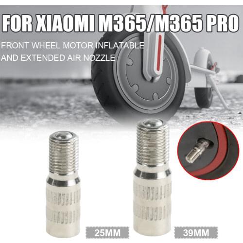 Extend The Valve Inflatable Air Nozzle Replacement Fit for Xiaomi M365 Scooter Front Wheel Motor Inflatable Extension Air Valve
