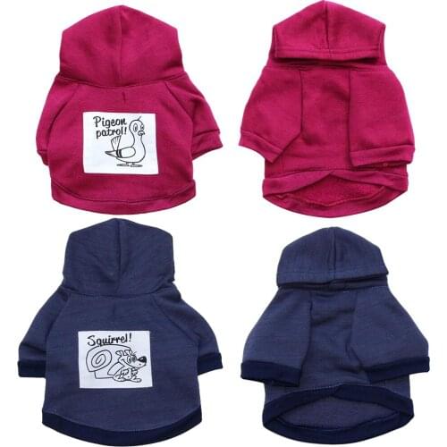 Pet Supplies New Fashion Classic Soft Cute Fleece Sweater Print Duck Mouse T-shirt Long Sleeve Shirt Puppy Dog Clothes