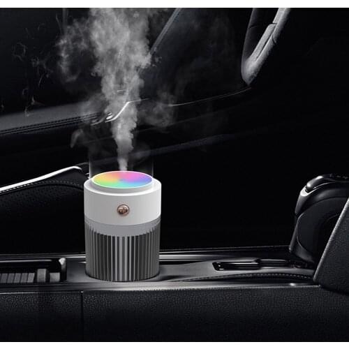 Office Portable USB Air Humidifier 250ml Ultrasonic Cool Mist Purifier with LED Lights for Bedroom Car Home Office