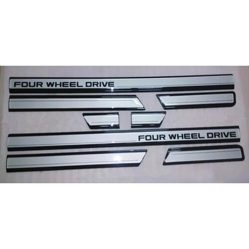 Osmrk Car body door plate strips protection moldings for Toyota Land Cruiser LC80 FZJ80 4500