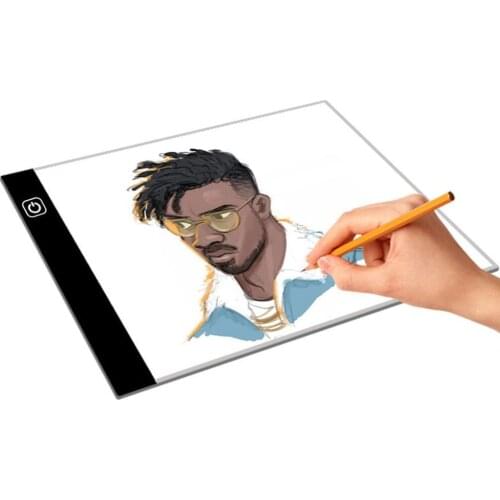 A4 Drawing Tablet Digital Graphics Pad USB LED Light Box Tracing Copy Board Electronic Art Graphic Painting Writing Table