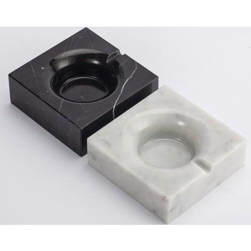 Genuine Marble Box Storage Box Tabletop ashtray Gift Home Decor Marble Crafts Sample Decor Storage Tray