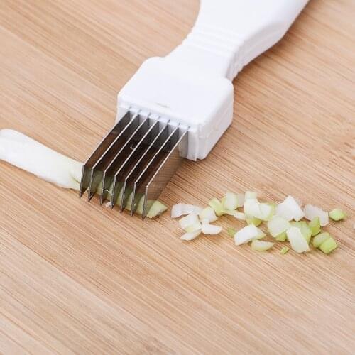 HOOMIN Onion Cutter Shredder Scallion knife Shred Tools Vegetable Fruit Slicer Peeler Slice Cutlery Kitchen Gadget Tool