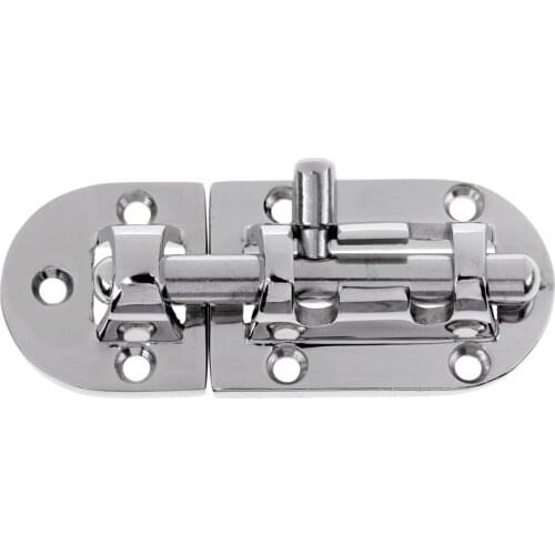 316 Stainless Steel Slide Surface 3.7'' Door Bolt Latch Boat Canoe Hardware