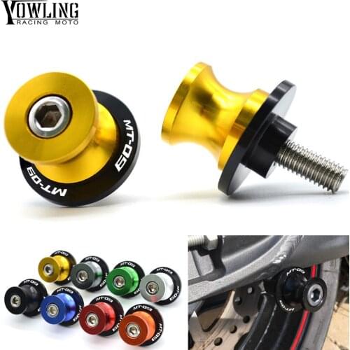Motorcycle CNC Swingarm Sliders Spools Stand Bobbins Swing Arm For Yamaha MT-09 MT09 MT 09 2014 2015 2016 High Quality Aluminum