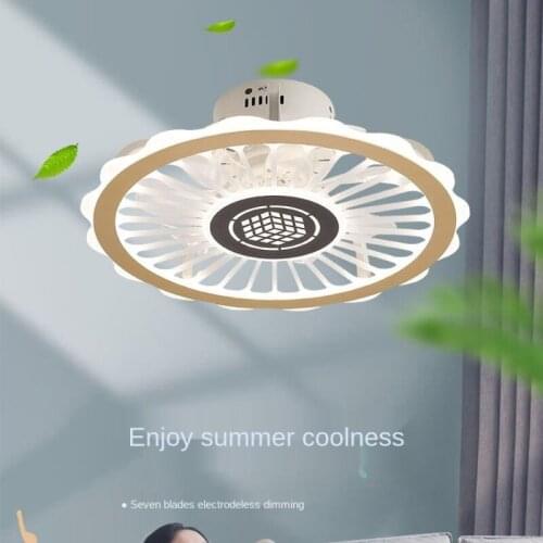 Modern Fashion Ceiling Fan Led Remote Control Cooling Room Indoor Fans Ceiling Fixtures Home 110 Ventilation 220 Volt with Light