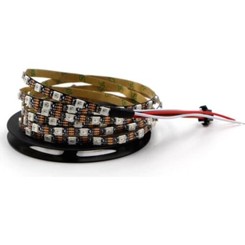 LED Strip Light 60/144leds Pixels Programmable Individual Addressable 8mm narrow width WS2812B 3535 RGB LED Chasing Digital lamp