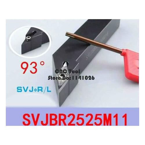 SVJBR2525M11/ SVJBL2525M11 Metal Lathe Cutting Tools Lathe Machine CNC Turning Tools External Turning Tool Holder SVJBR/L
