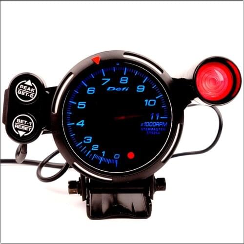 Defi Tachometer Gauge 7 colors 0-11000 RPM Shift Light BF style Auto Pointer gauge saat Meter 72mm