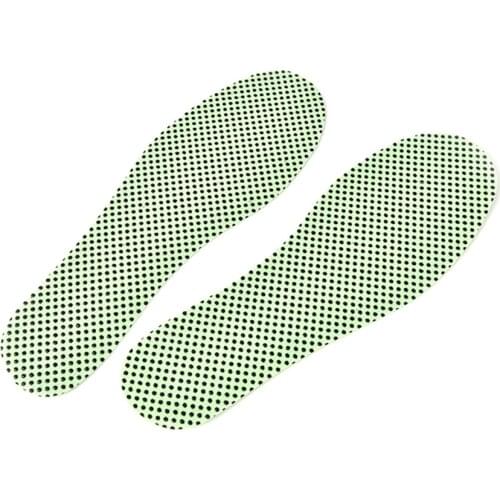 1Pair Self-heating Footwear Insoles Natural Tourmaline Insoles Warm Reflexology Insoles Winter Soles