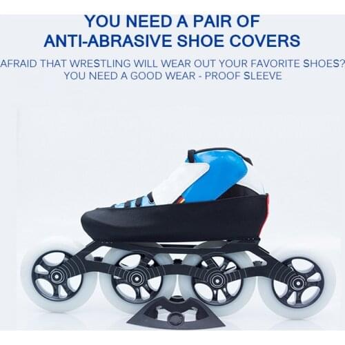 1 Pair Inline Figure Skates Skating Shoes Protector Cover Elastic Boot Ice Figure Speed Wear-Resistant Scratchproof