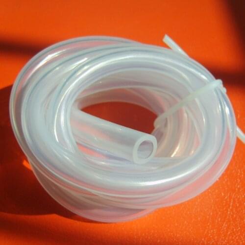 100cm /pcs 7*11mm 8x12 water cooling pipe transparent ultra soft silicone pipe for water block radiator Waterblock cooler