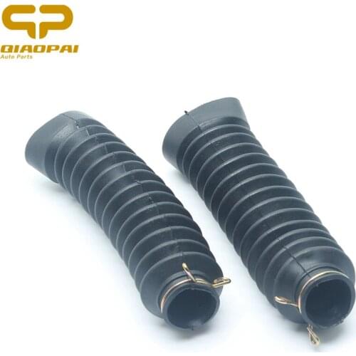 2PCS Strut Front Shock Absorber Motorcycle Dustproof Sleeve Glue Sets Rubber Cover for Honda 125 CG125 150 Retro Dust Proof
