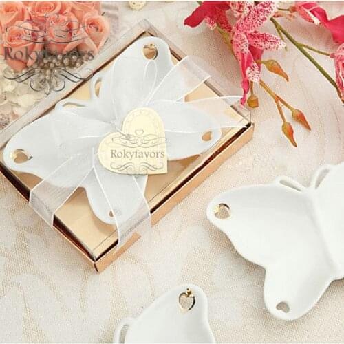 30pcs Butterfly Candy Dish Favors Wedding Party Gifts Table Reception Candy Holder Bridal Shower Anniversary Keepsake
