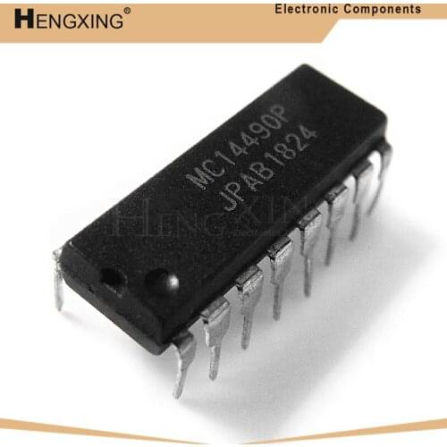 5piece MC14490P DIP-16 MC14490 DIP16 MC14490PG DIP chip New Original In Stock
