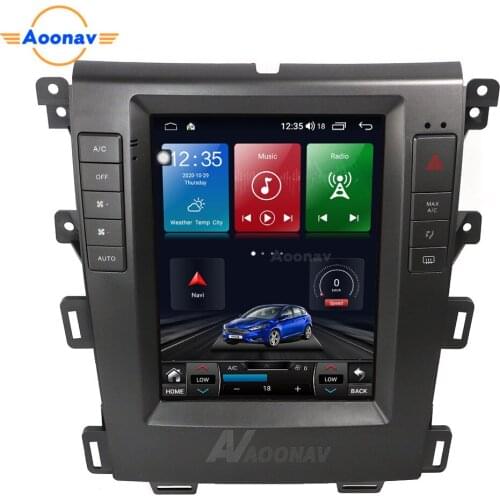 2 din Android 10.0 car radio For FORD EDGE 2009-2014 car stereo auto radio Tesla screen multimedia player GPS navigator