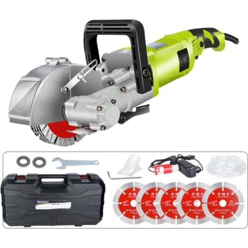 Automatic cutting machine artifact slotting machine dust-free water and electricity installation engineering wall slotting machi