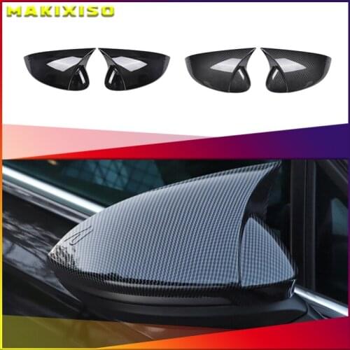 Car Side Rear View Rearview Mirror Cover For VW For Volkswagen Golf 8 MK8 VIII GTI R GTE GTD 2020 2021