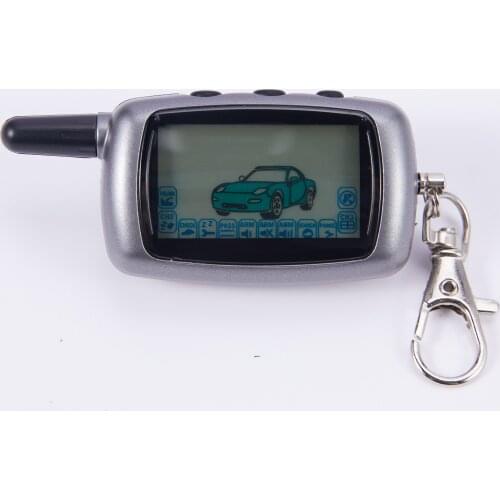 NFLH car keychain A6 car remote control for A6 LCD remote two way car alarm system compatible starline A6