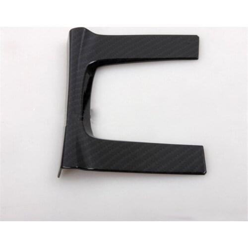 Carbon Fiber Gear Shift Cover Fit For Honda Civic 10th Sedan Coupe Hatchback 2016 2017 Interior Knob Box Molding Decoration