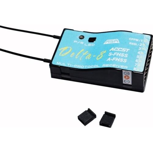 FrSky Delta 8 receiver, FrSky D8/V8, Futaba S-FHSS/FHSS and Hitec AFHSS systems